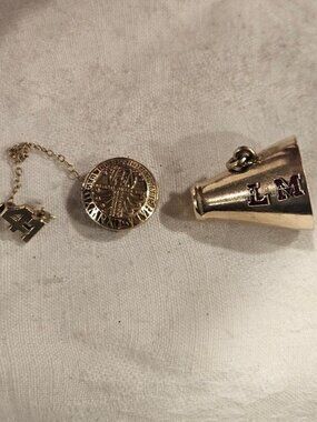 Vintage Lower Merion and Bala Cynwyd 1939-1941 School Spirit Pin Charm Set